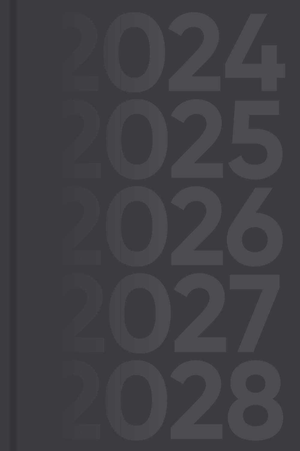 5 Jahreskalender 2024-2028 - Wochenplaner für fünf Jahre: Praktischer Kalender für 60 Monate, ca. A5, perfekt zur persönlichen und beruflichen Planung