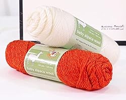 3-Pack Baby Alpaca Yarn Wool Blend Crochet and