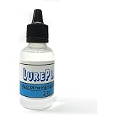 Worm Oil for Soft Plastic Fishing Lures 2 oz | Colorless &amp; Odorless, Won't Absorb into Plastisol, Keeps Baits Soft &amp; Flexible, Glossy Finish, 2 oz Bottle