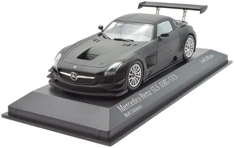 2011 Mercedes-Benz SLS AMG GT3 - Street in Matt Black in 1:43 Scale By Minichamps