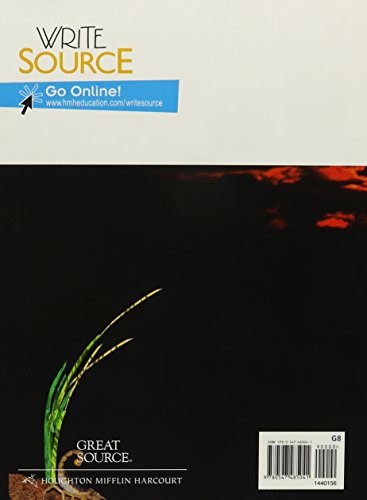 Write Source: Student Edition Hardcover Grade 8 2012 - //medicalbooks.filipinodoctors.org