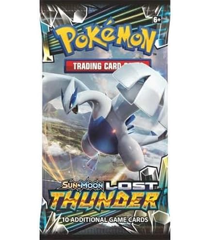 Pokemon TCG Sun & Moon Lost Thunder Booster 10 Card PACK (Sealed/English) : Toys & Games