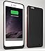 iPhone 6S Plus Battery Case , iPhone 6 Plus Battery Case - 6000mAh External Protective Charging Case Extended Portable Charger Backup Battery Pack Case (Red)