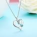 Sllaiss Mom Necklace Infinity Love Heart Pendant Necklace for Women I Love You Mom Engraved Necklace Mothers Day Mom Birthday Gift