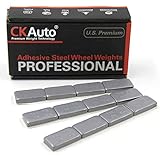 CKAuto 1oz, Grey, Adhesive Stick on Wheel Weights,EasyPeel Tape.Low Profile, 72 oz/Box, US Quality(72pcs)