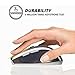 VicTsing MM057 2.4G Wireless Portable Mobile Mouse Optical Mice with USB Receiver, 5 Adjustable DPI Levels, 6 Buttons for Notebook, PC, Laptop, Computer, Macbook - Grey