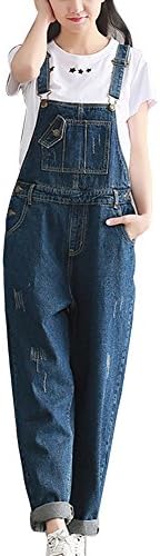 Women Baggy Dungarees Harem Pants Jumpsuits Overalls Loose Denim Trousers Ankle Pants