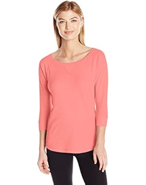 Performance Women's Tic Tac Toe 5/8 Sleeve Raglan Shirttail Pullover