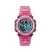 Kids Sports Watches Children for Girls Boys Waterproof Military Dual Display LED Kids Watch Pink