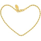 thumbnail image 2 of LIFETIME JEWELRY 5mm Crushed Mariner Anklet - 24k Real Gold Plated Women's Ankle Bracelet 2 of 10