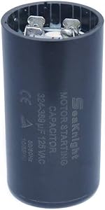 BlueCatELE Washer Start Capacitor 324-389 MFD uF Compatible for Whirlpool Kenmore