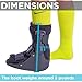 BraceAbility Short Broken Toe Boot | Walker for Fracture Recovery, Protection and Healing after Foot or Ankle Injuries (Large)