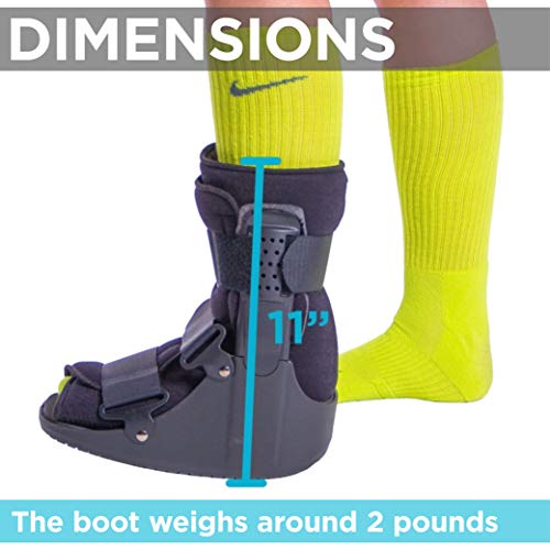 BraceAbility Short Broken Toe Boot Walker for Fracture Recovery, Protection and Healing after
