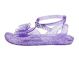 Toddler Girls Glitter Jelly Sandals with Bow - Assorted Colors