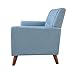 Christopher Knight Home GDFStudio Christopher Knight Home Alisa Mid Century Modern Fabric Loveseat, Blue