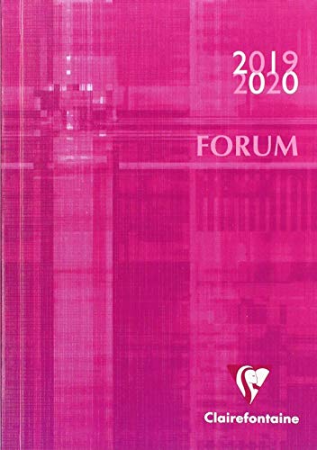 Clairefontaine Metric Forum Schülerkalender 2019/2020: verschiedene Farben (schwarz, lila, blau, t by