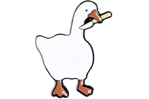ROSTIVO Enamel Pins for Backpacks Goose Lapel Brooches Pin for Men and Women Novelty Pins for Bags Jackets Hats