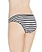 Nabtos Women's Sexy Cotton Underwear Panties Bikini Stripes Pack of 3 (Large/7, Blue Stripes)