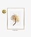 Palm Tree Gold Foil Decor Wall Art Print Island Tropical Art Metallic Poster 5 inches x 7 inches C21