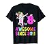 8 Little Girls And Awesome Since 2011 Unicorn Dabbing Shirt