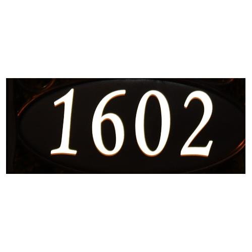 Address America USA Handcrafted Custom Made Double Sided Park Place Super Reflective Mailbox Address Sign - Large 4