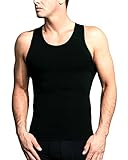 EQUMEN Men's Core Precision Undershirt Singlet Tank Compression L Black