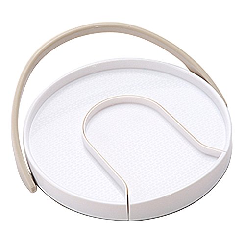 Lazy Susan Turntable,11-inches,Kitchen Organizer,Food Storage Container for Cabinets(White)