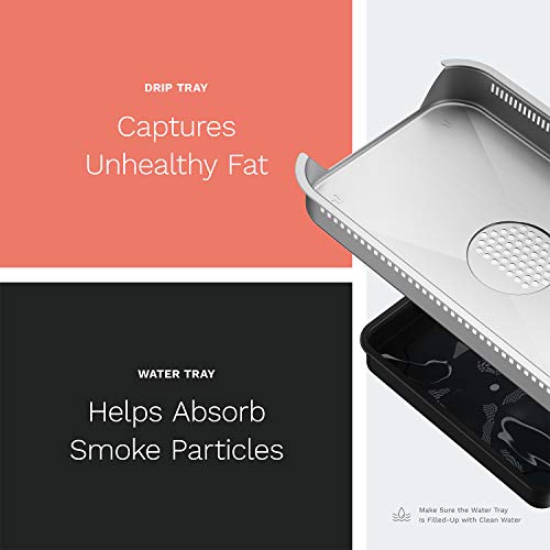 hOmeLabs Smokeless Indoor Electric Grill Removable NonStick Grill