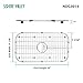 Serene Valley Kitchen Sink Bottom Grid and Sink Protector NDG3019, 304 Premium Stainless Steel, dim 26