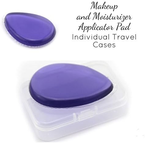 Sililids Silicone Makeup Pad Applicator. Personal Sanitary Travel Case. Premium hypoallergenic non porous silicone pad for flawless skin and impurity-free moisturizer and makeup application.