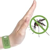 Eco Defense Mosquito Repellent Bracelet - All Natural - Repel Mosquitoes & Bugs Guaranteed - 5 Pack - Great for Kids & Adults - Natural Oils Work Fast Without Spray & DEET-FREE - Keep Mosquitoes Off