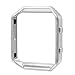 bayite Replacement Accessory Steel Frame Compatible Fitbit Blaze Smart Watch Pack of 3, Black, Silver and Rose Gold