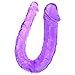 Double-Ended Dildo Waterproof Jelly Double Dongs Realistic Dildo Penis Cock Anal Butt Plug Prostate Massager G-Spot Stimulation Adult Sex Toys for Women Men