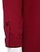 Doublju Classic High-Low Popover Chiffon Blouse Tops For Women With Plus size
