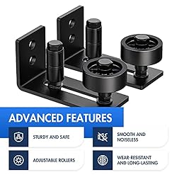 Lvyesea 2 Pack Sliding Barn Door Bottom Guide, Barn