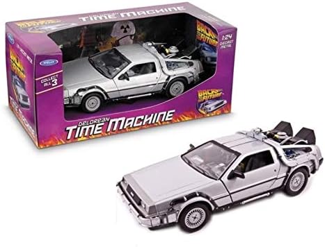 OPO 10 - DELOREAN car from the movie BACK TO THE FUTURE I - scale 1:24 (Ref: 01V-22443), Silver - Image 5