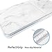 Oddss Case Compatible for iPhone Xs Max with Card Holder Slot White Marble Design Ultra-Slim Thin Soft TPU Clear Cover Compatible for iPhone Xs Max (6.5