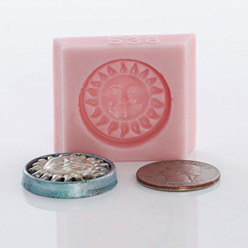 Sun Button Silicone Mold Food Safe Fondant, Chocolate, Candy, Mint, Resin, Polymer Clay, Jewelry, Craft Mold - Thumbnail 5