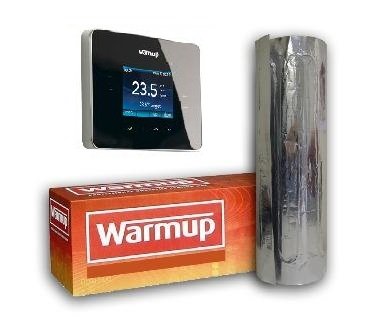 Warmup 3m2 Foil Heating Kit Inc 3ie Thermostat In Black Amazon Co