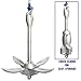 Premium 3.5Ib Kayak Anchor Kit With 40 ft. Reflective Rope, Buoy, & Storage Bag/ Foldable, Ideal for Fishing, Also Great for Personal Watercraft, Canoes and Dinghy's