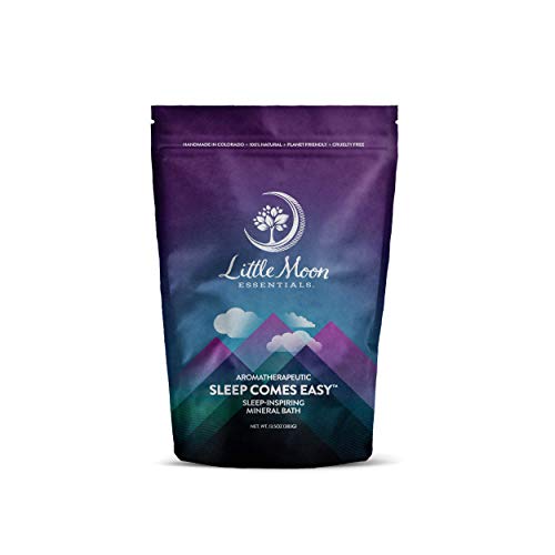 Little Moon Essentials Sleep-Inspiring Mineral Bath Salt, Sleep Comes Easy, 13.5 oz.