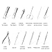 Manicure Pedicure Set Nail Clippers Kit - 12 Piece Stainless Steel Manicure Kit - Portable Travel Case Tools for Nail, Cutter Kits -Perfect Gift for Women, Men Includes Cuticle Remover