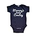 Apericots Cute Baby Short Sleeve Bodysuit, 100% Cotton: Mommy's Little Cowboy (0-18 months)