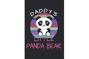 Daddy's Little Panda Bear: DDLG Notebook - Black Paper Lined DDLG Journal - 6 x 9 Lined Notepad - BDSM Diary - Littlespace Bo
