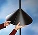 Squirrel-X Squirrel Baffle for Bird Feeders, 15-Inch Steel Wrap Around, Black, 38046