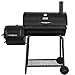 Royal Gourmet BBQ Charcoal Grill with Offset Smoker, 30'' L, New Process Paint Not Flake
