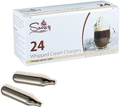Snowy 24 Pack Whipped Cream N2O Chargers