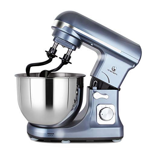 MURENKING Double Hooks Stand Mixer Professional , MK37 500W 5.3Qt Bowl