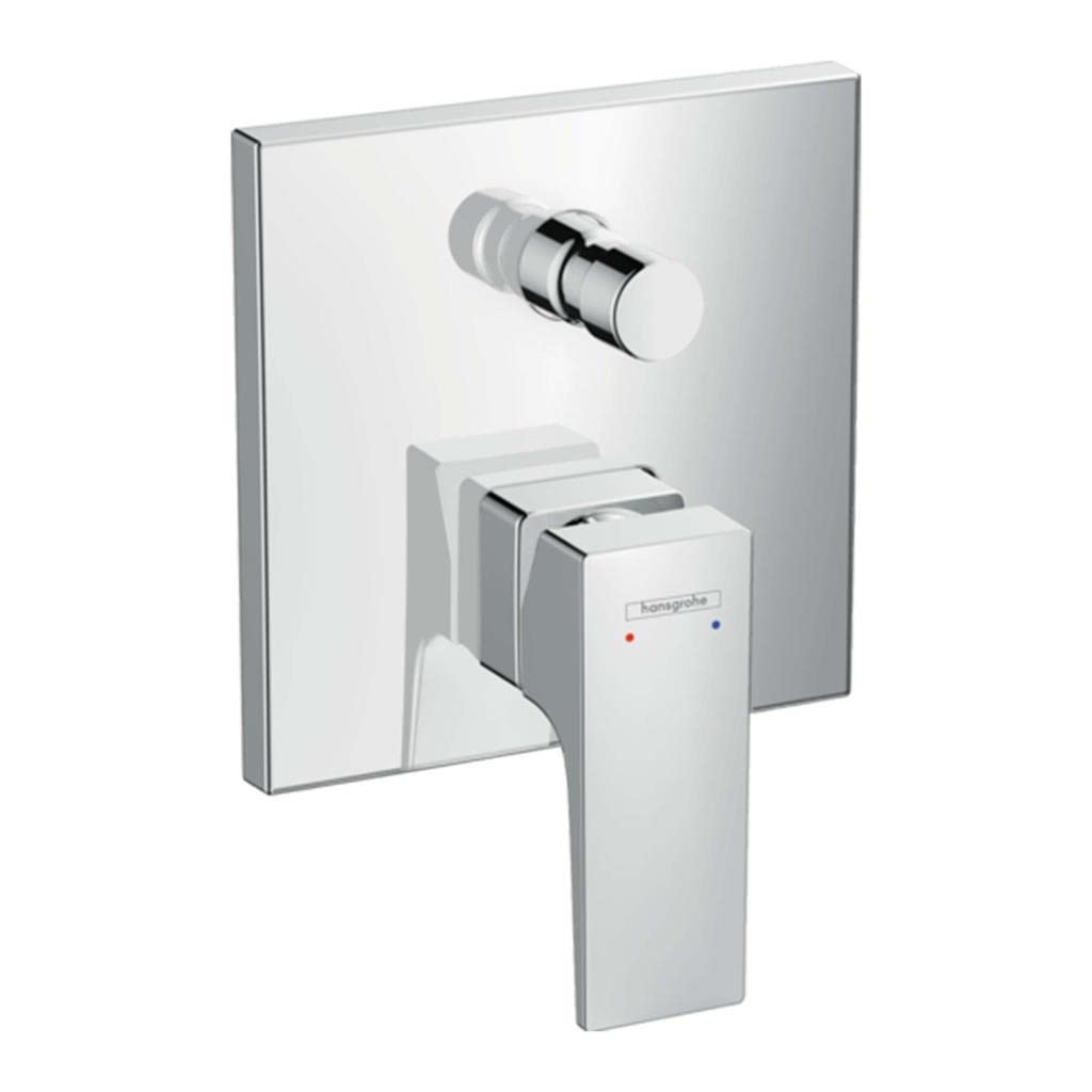 hansgrohe Metropol manual Bath Mixer, Lever Handle, Concealed Installation, chrome
