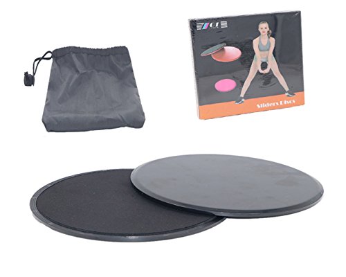 ITTA-Gliding-Discs-Double-Sided-Slider-Discs-Exercise-Sliders-2-Dual-Sided-Gliding-Sliding-Discs-for-Core-Fitness-Gym-Carpet-and-Hardwood-Floors-Home-Abdominal-Exercise-Equipment